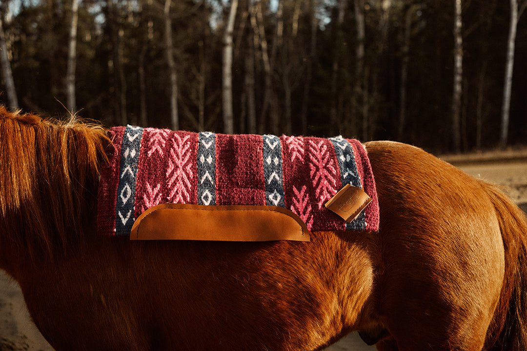 Woven Pony Pads With Fleece – Impact Gel