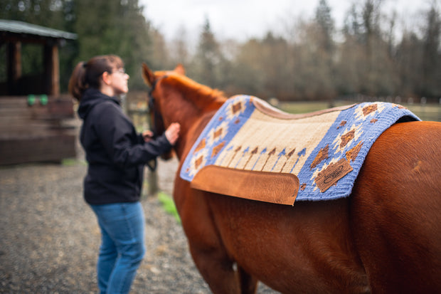 Aim High Woven Saddle Pad: Admiral Connection