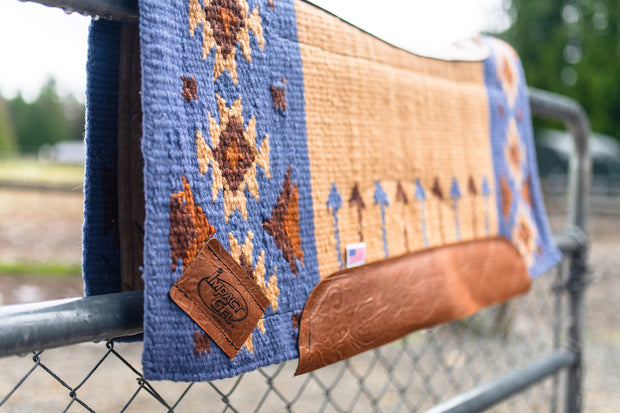 Aim High Woven Saddle Pad: Admiral Connection