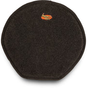 Mile Buster Motorcycle Seat Cushion- black fleece top with Impact Gel logo