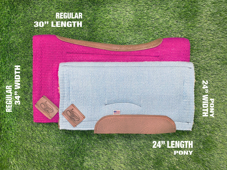 Woven Pony Pads With Fleece