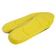 Pair of yellow shoe insoles